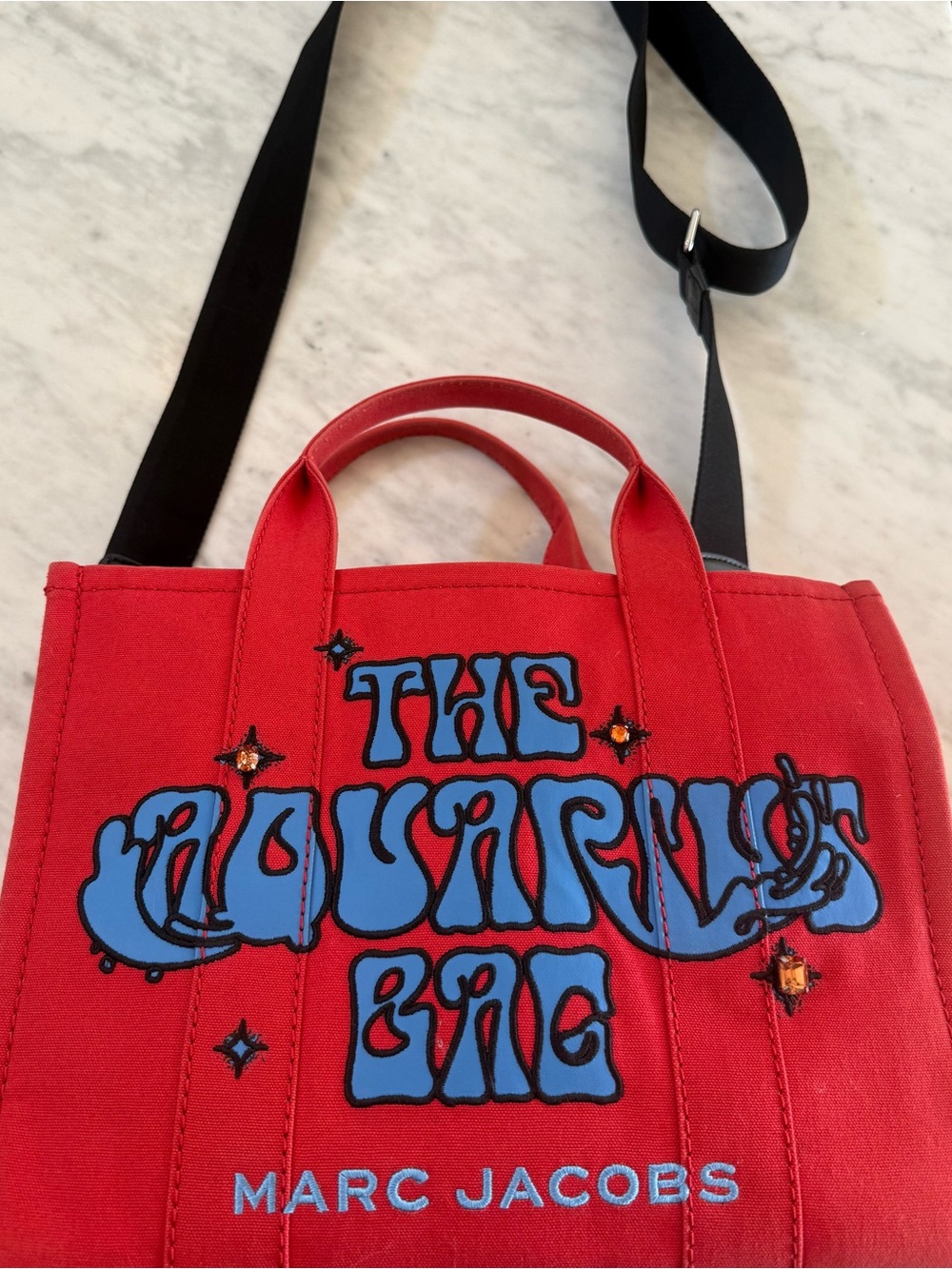 Marc Jacobs The Zodiac Canvas Tote Bag Medium – Aquarius